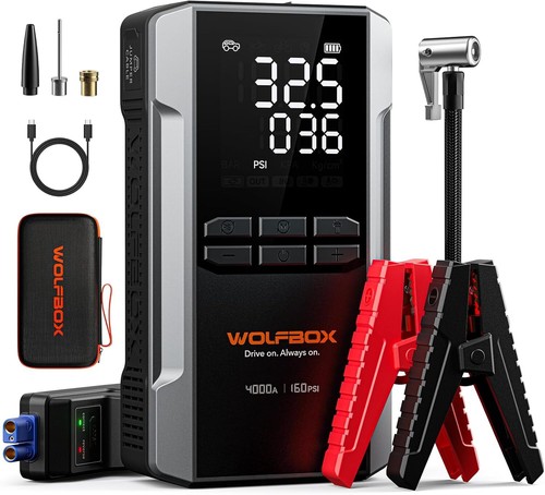 Wolfbox jump starter - jump,
